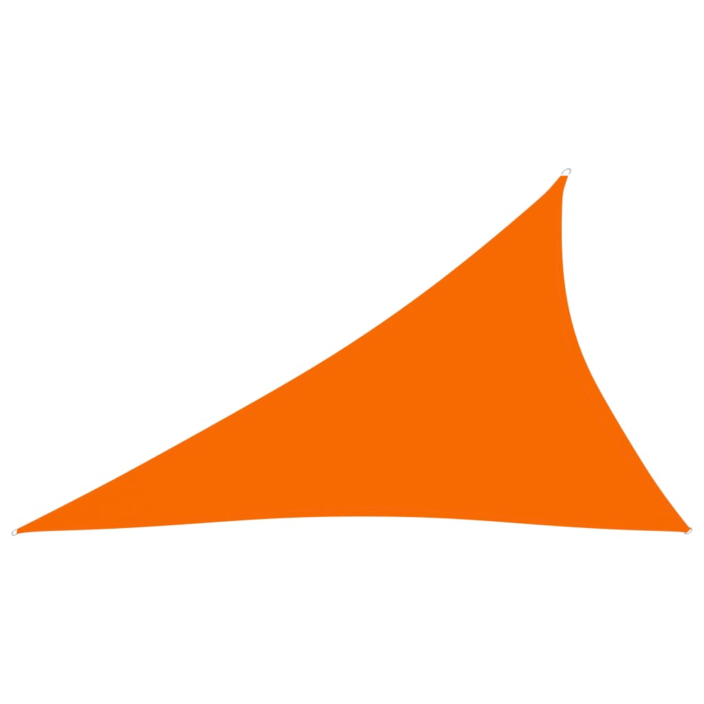 Toldo de vela triangular de tela oxford naranja 4x