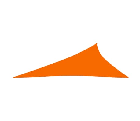 vidaXL Πανί Σκίασης Τρίγωνο Πορτοκαλί 4 x 5 x 6,4 μ. από Ύφασμα Oxford