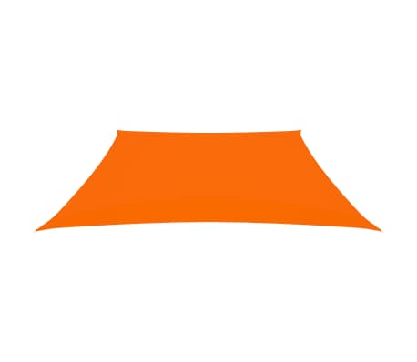 vidaXL Sonnensegel Oxford-Gewebe Trapezförmig 3/5x4 m Orange