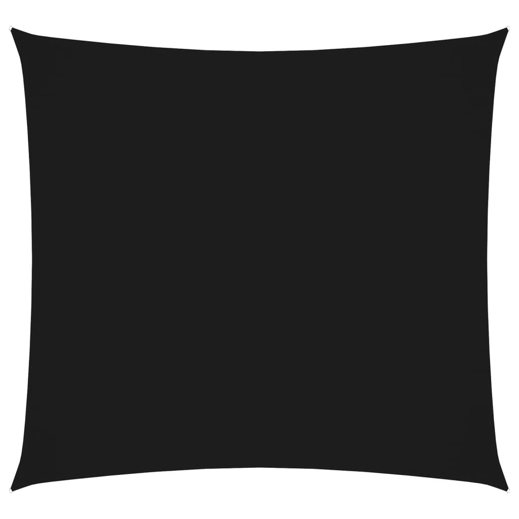  Tieniaca plachta oxfordská látka štvorcová 4,5x4,5 m čierna