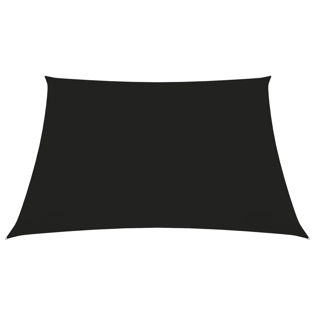 Parasolar, negru, 7×7 m, țesătură oxford, pătrat