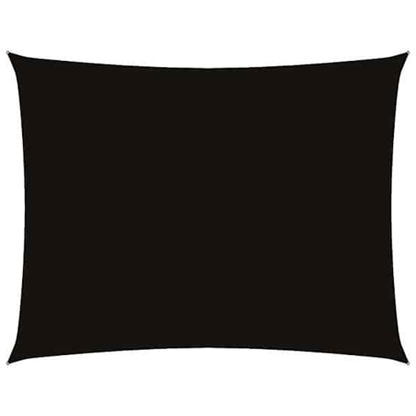 vidaXL oxford-kangast p&auml;ikesepuri, ristk&uuml;lik, 2 x 3 m, must
