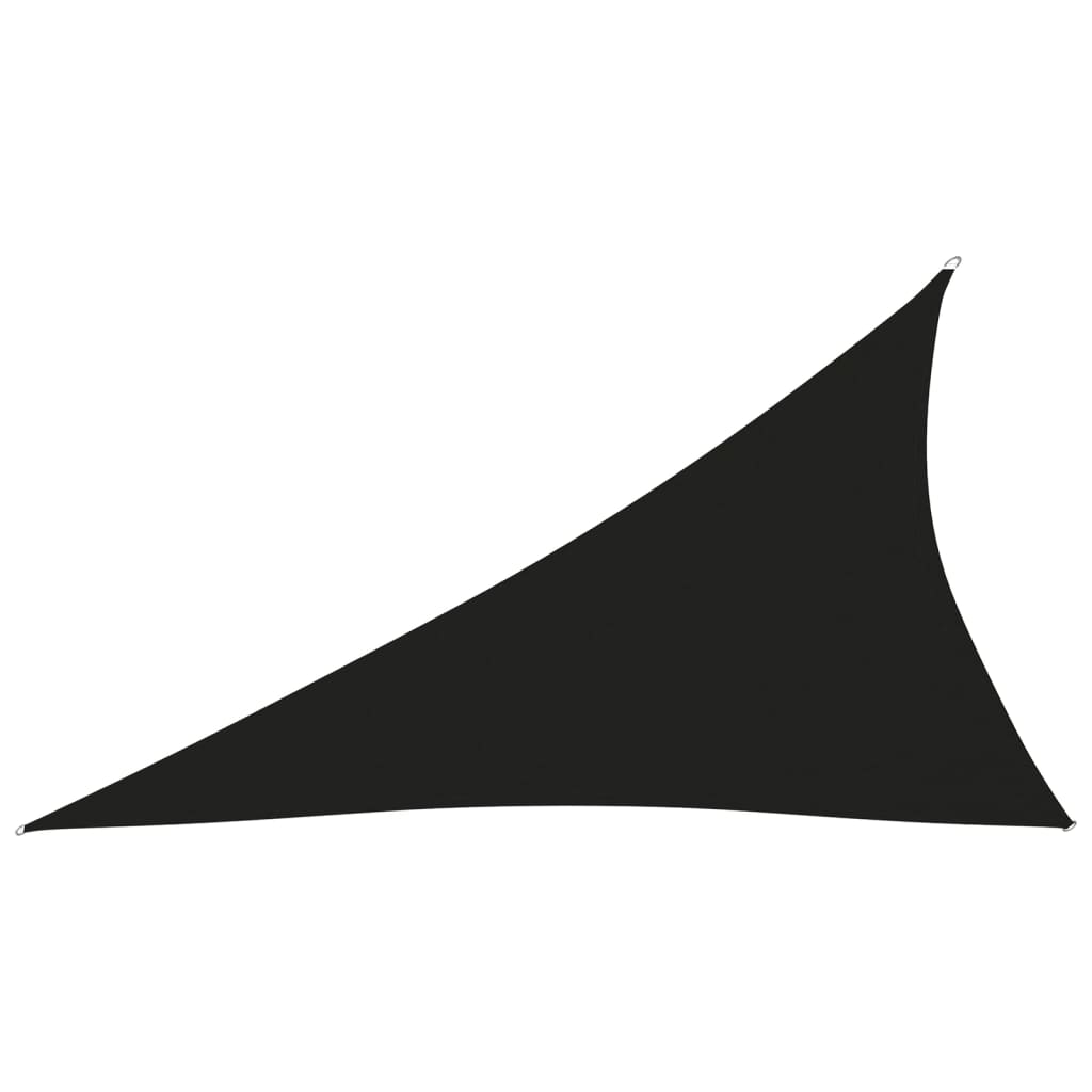 vidaXL Parasolar, negru, 4x5x6,4 m, țesătură oxford, triunghiular vidaxl.ro