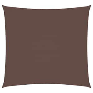 Stínící plachta oxfordská látka čtvercová 3,6 x 3,6 m hnědá - obrázek 2