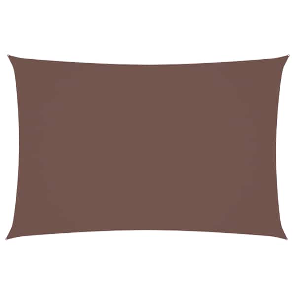 vidaXL oxford-kangast p&auml;ikesepuri, ristk&uuml;likukujuline, 2 x 4 m, pruun