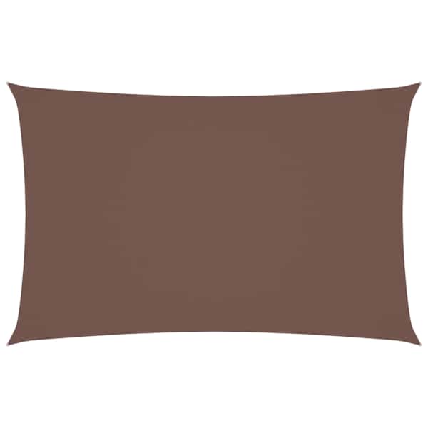 vidaXL oxford-kangast p&auml;ikesepuri, ristk&uuml;lik, 2 x 5 m pruun