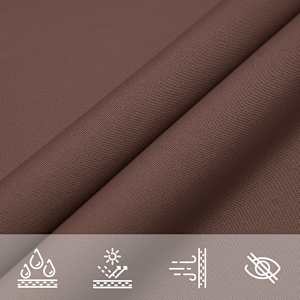 Stínící plachta oxfordská látka obdélníková 2 x 5 m hnědá - obrázek 7