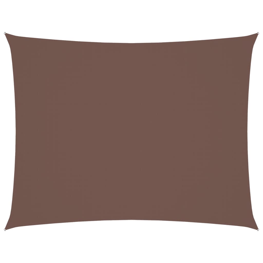 vidaXL Tieniaca plachta oxfordská látka obdĺžniková 2,5x4 m hnedá