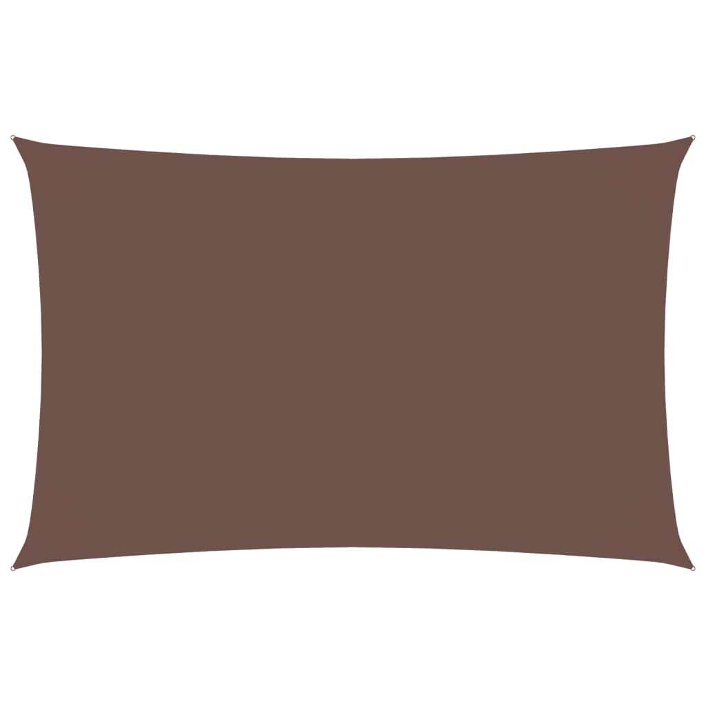 vidaXL Tieniaca plachta oxfordská látka obdĺžniková 2,5x5 m hnedá