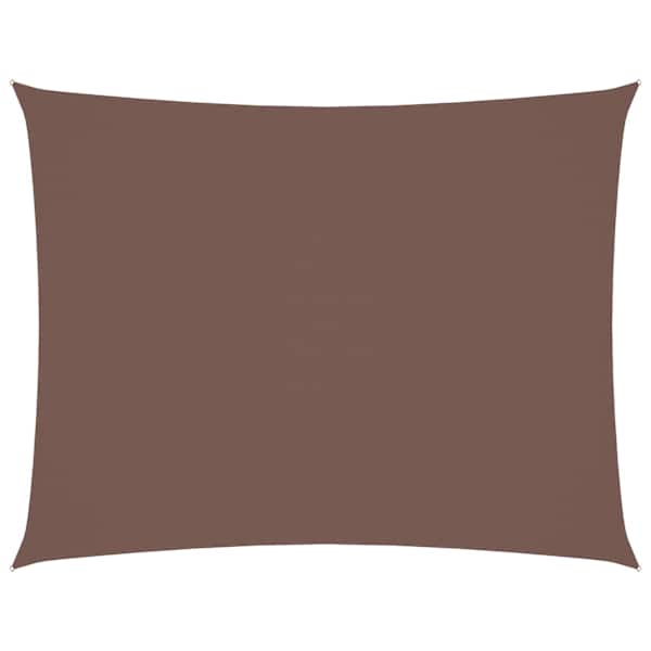 vidaXL p&auml;ikesevarju puri, oxford-kangast, ristk&uuml;lik 3 x 4,5 m, pruun