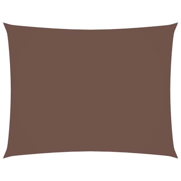 vidaXL oxford-kangast p&auml;ikesepuri, ristk&uuml;lik, 4 x 5 m pruun
