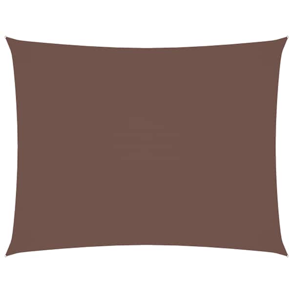 vidaXL oxford-kangast p&auml;ikesepuri, ristk&uuml;lik, 5 x 6 m pruun