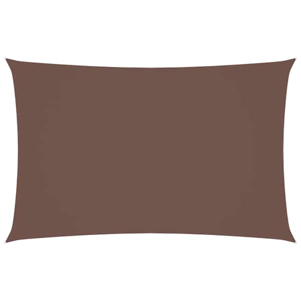 vidaXL oxford-kangast p&auml;ikesepuri, ristk&uuml;likukujuline, 5 x 8 m, pruun