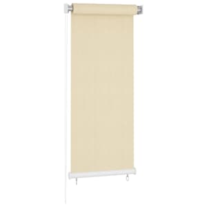 Venkovní roleta krémová 65 (Š) x 140 (V) cm HDPE - obrázek 1