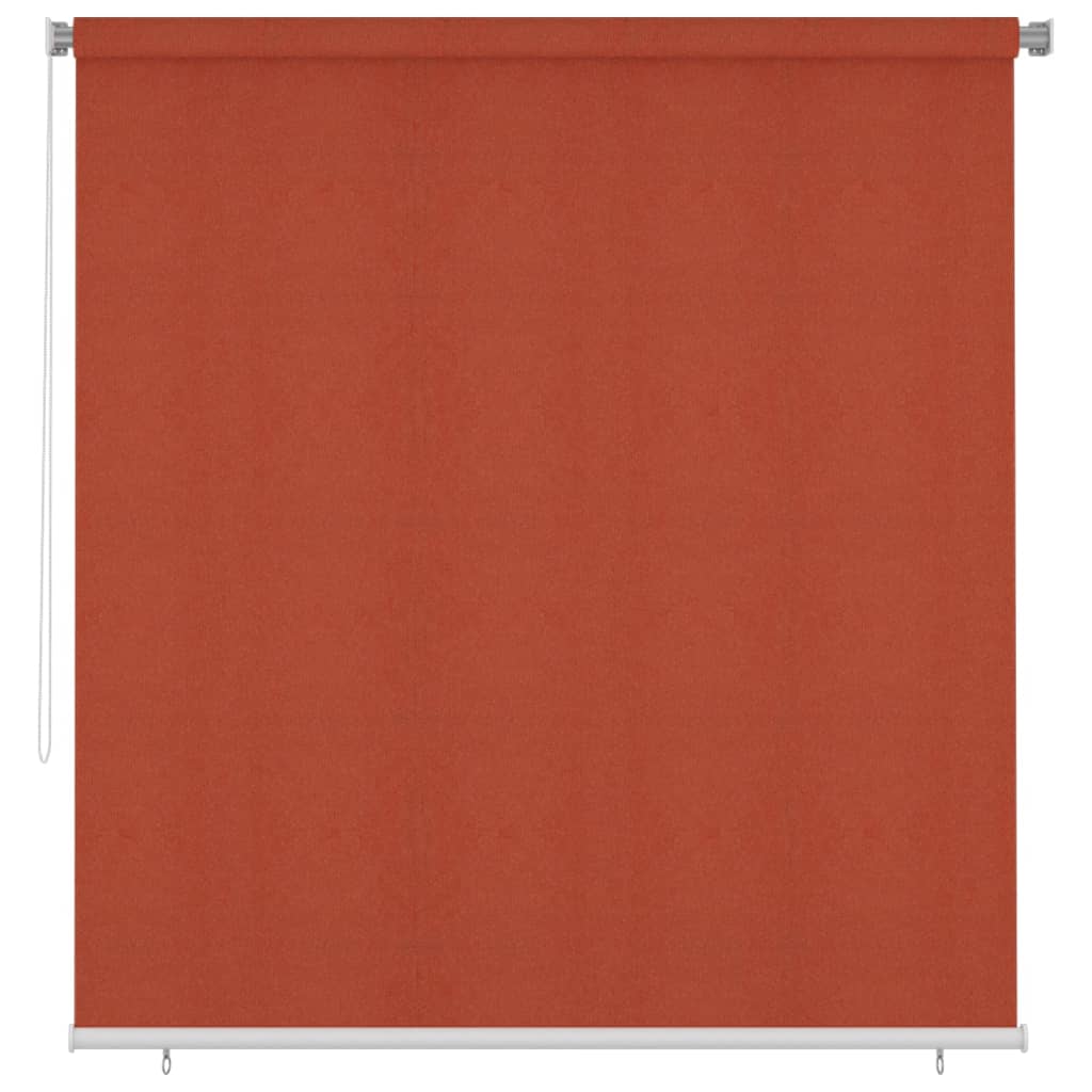 vidaXL Jaluzea rulou de exterior, cărămiziu, 220x230 cm, HDPE