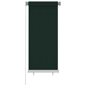 Zunanje rolo senčilo 60x140 cm temno zeleno HDPE