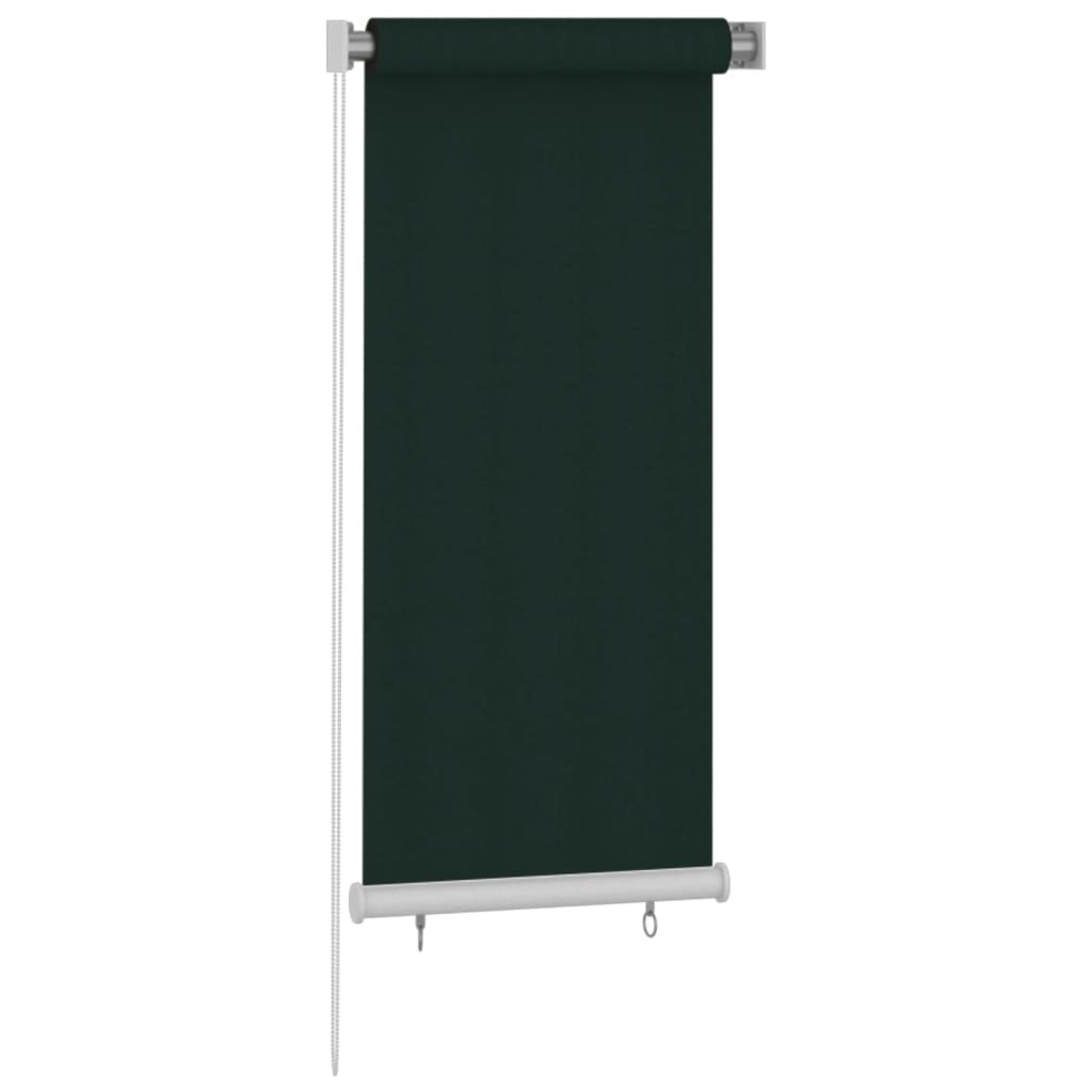 

vidaXL Rolgordijn voor buiten 60x140 cm HDPE donkergroen