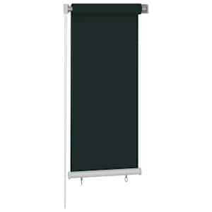 Venkovní roleta 65 (Š) x 140 (V) cm tmavě zelená HDPE - obrázek 2