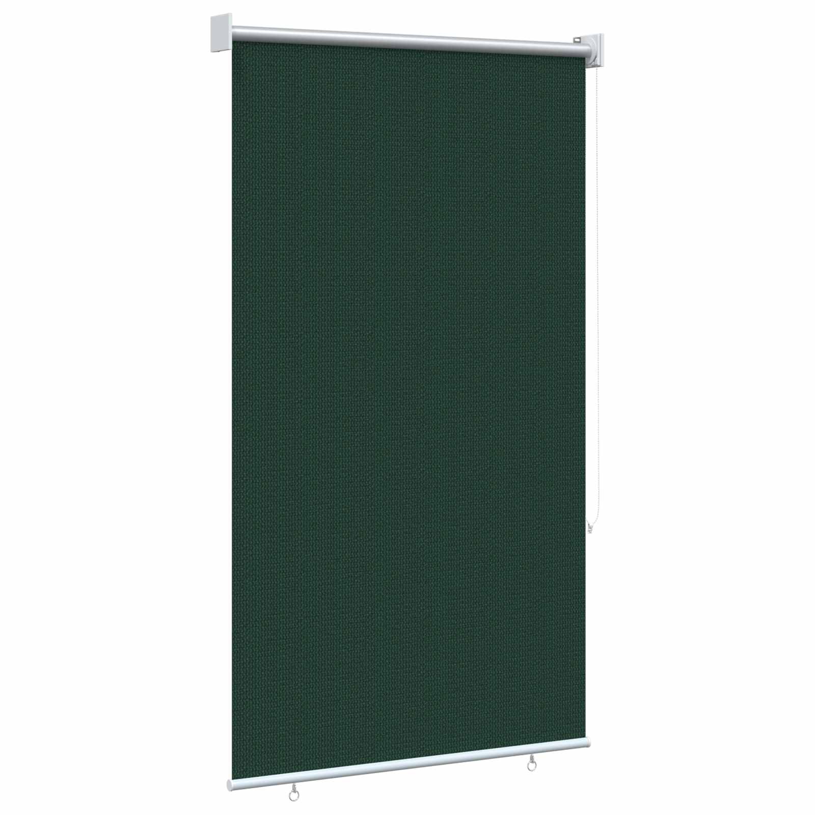 vidaXL Außenrollo 65 (B)x140 (H) cm Dunkelgrün HDPE – Bild 4