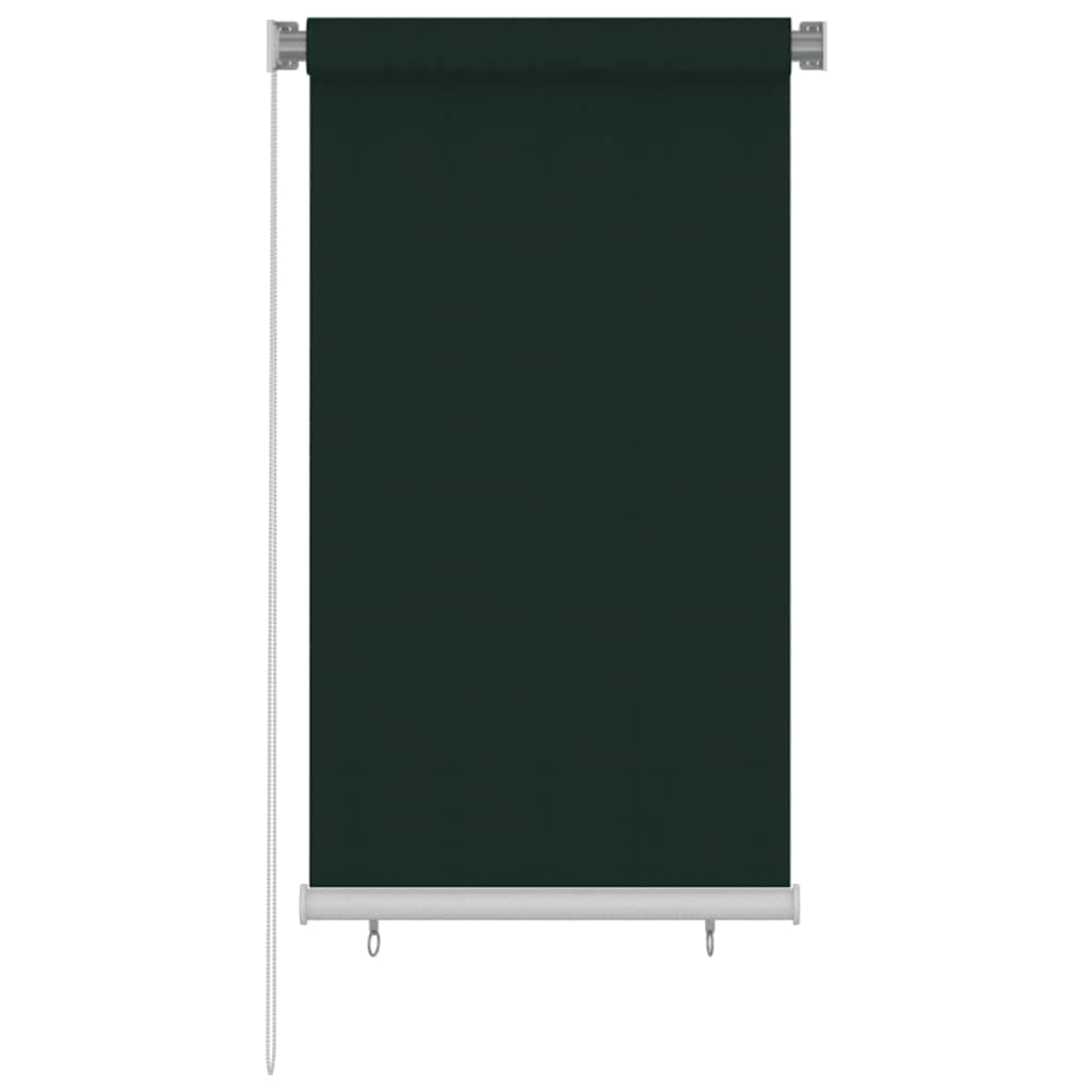 vidaXL Venkovní roleta 85 (Š) x 140 (V) cm tmavě zelená HDPE