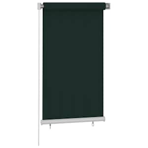 Venkovní roleta 85 (Š) x 140 (V) cm tmavě zelená HDPE - obrázek 2