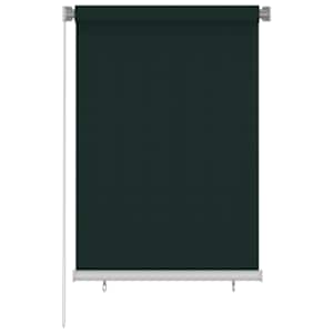 Venkovní roleta 105 (Š) x 140 (V) cm tmavě zelená HDPE - obrázek 1