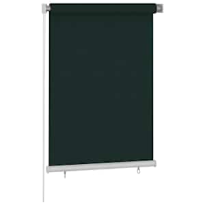 Venkovní roleta 105 (Š) x 140 (V) cm tmavě zelená HDPE - obrázek 2