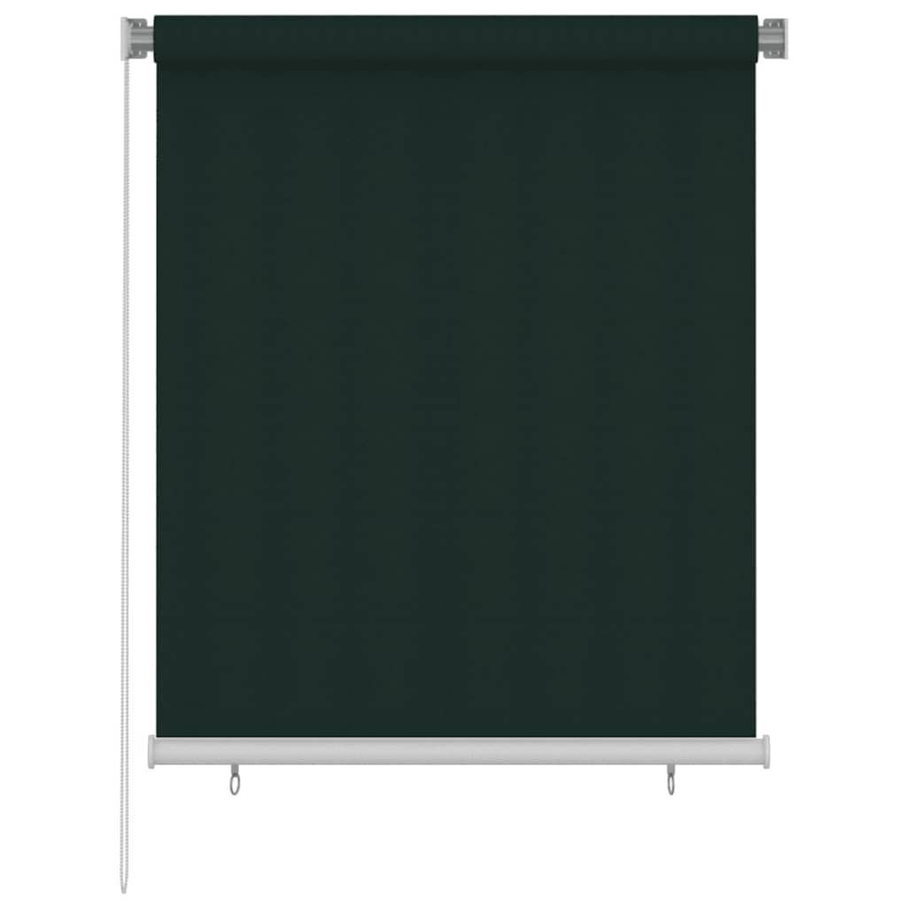 vidaXL Venkovní roleta 125 (Š) x 140 (V) cm tmavě zelená HDPE