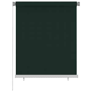 Zunanje rolo senčilo 120x140 cm temno zeleno HDPE