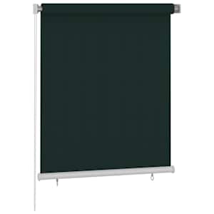 Venkovní roleta 125 (Š) x 140 (V) cm tmavě zelená HDPE - obrázek 2