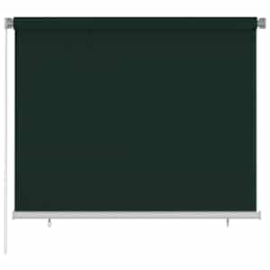 Zunanje rolo senčilo 180x140 cm temno zeleno HDPE