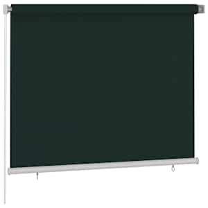 Venkovní roleta 185 (Š) x 140 (V) cm tmavě zelená HDPE - obrázek 2