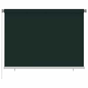 Venkovní roleta 205 (Š) x 140 (V) cm tmavě zelená HDPE - obrázek 1