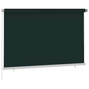 Venkovní roleta 225 (Š) x 140 (V) cm tmavě zelená HDPE - obrázek 2