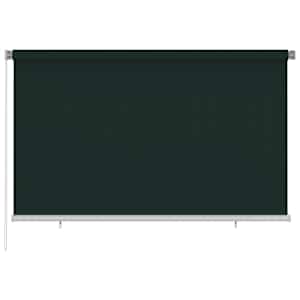 Zunanje rolo senčilo 240x140 cm temno zeleno HDPE