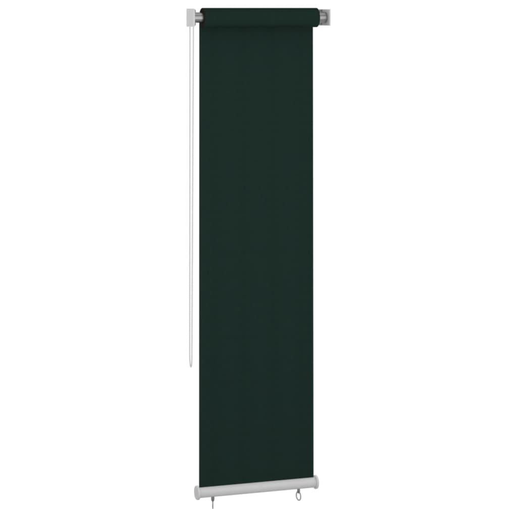 vidaXL Outdoor Roller Blind 60x230 cm Dark Green HDPE