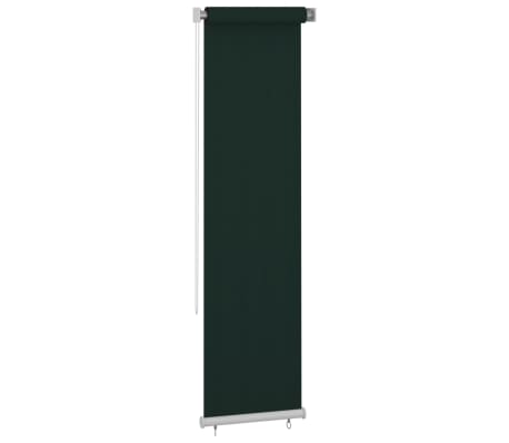 vidaXL Rullgardin utomhus 60x230 cm mörkgrå HDPE