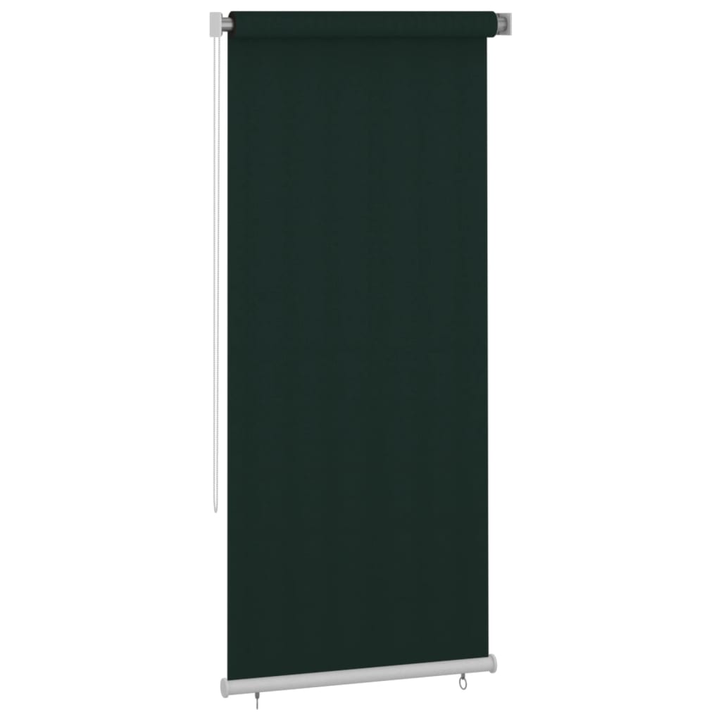 

vidaXL Rolgordijn voor buiten 100x230 cm HDPE donkergroen