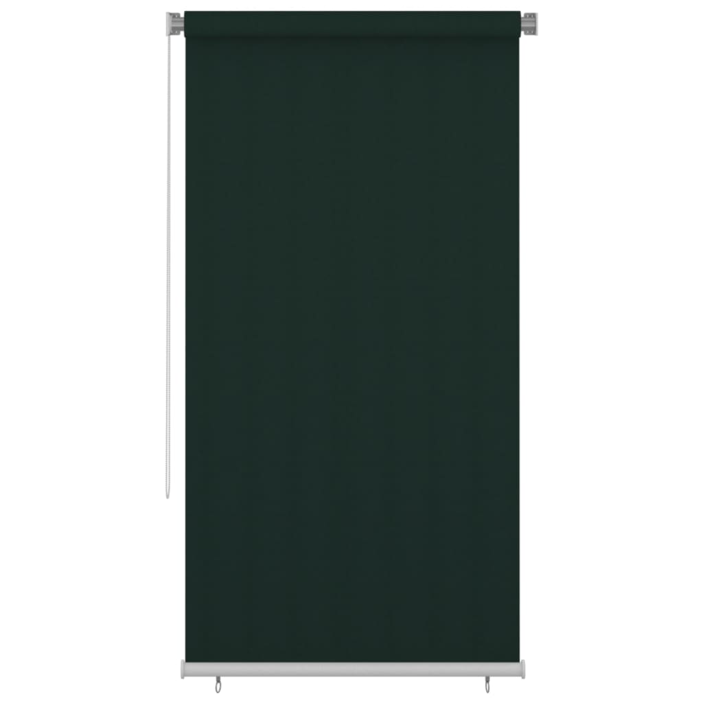 vidaXL Jaluzea rulou de exterior, verde închis, 120x230 cm, HDPE