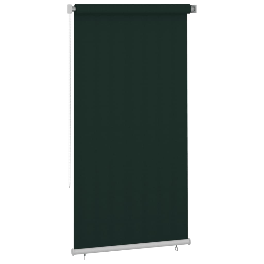 

vidaXL Rolgordijn voor buiten 120x230 cm HDPE donkergroen