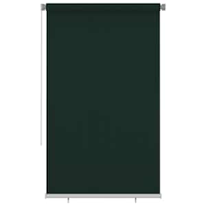 Zunanje rolo senčilo 140x230 cm temno zeleno HDPE