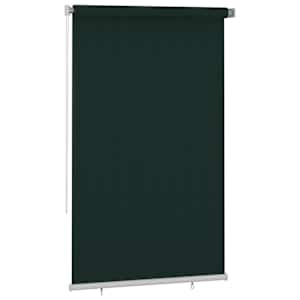 vidaXL Au&szlig;enrollo 140x230 cm Dunkelgr&uuml;n HDPE