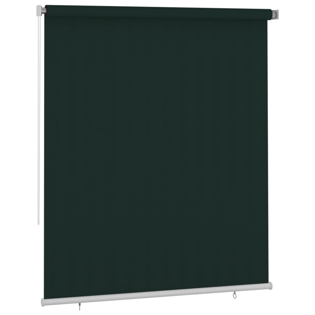 Rolgordijn voor buiten 200x230 cm HDPE donkergroen image 2