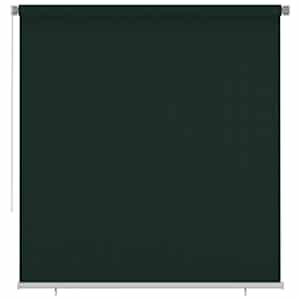 Zunanje rolo senčilo 220x230 cm temno zeleno HDPE