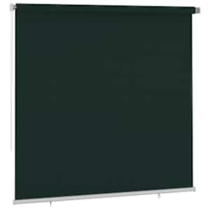 vidaXL Outdoor Roller Blind 240x230 cm Dark Green HDPE