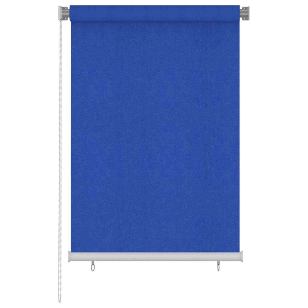 vidaXL udendørs rullegardin 105 (B) x 140 (H) cm HDPE blå
