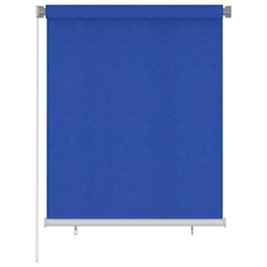 Zunanje rolo senčilo 120x140 cm modro HDPE