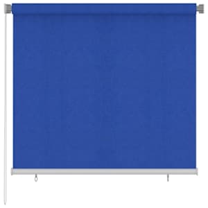 Zunanje rolo senčilo 160x140 cm modro HDPE