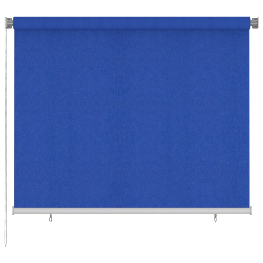 vidaXL Jaluzea tip rulou de exterior, albastru, 180 x 140 cm, HDPE
