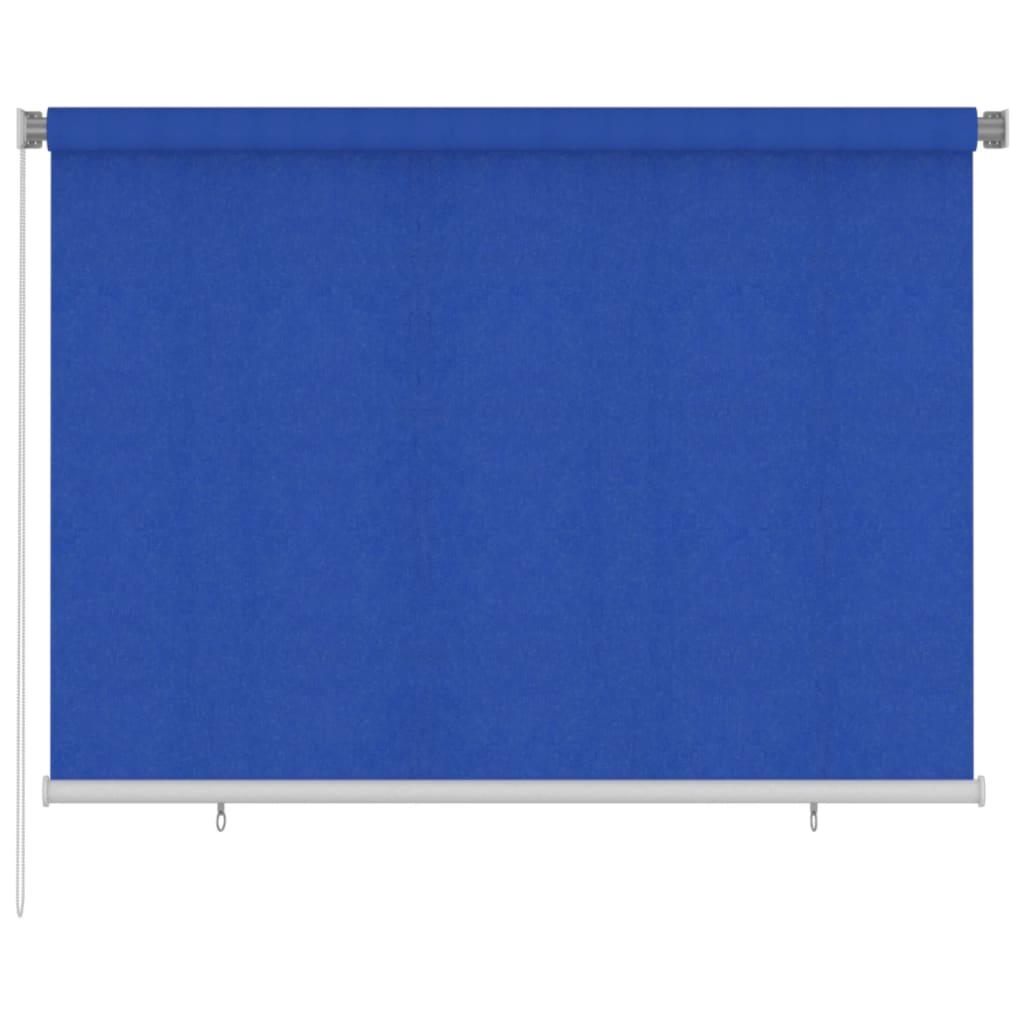 vidaXL Jaluzea tip rulou de exterior, albastru, 200x140 cm, HDPE